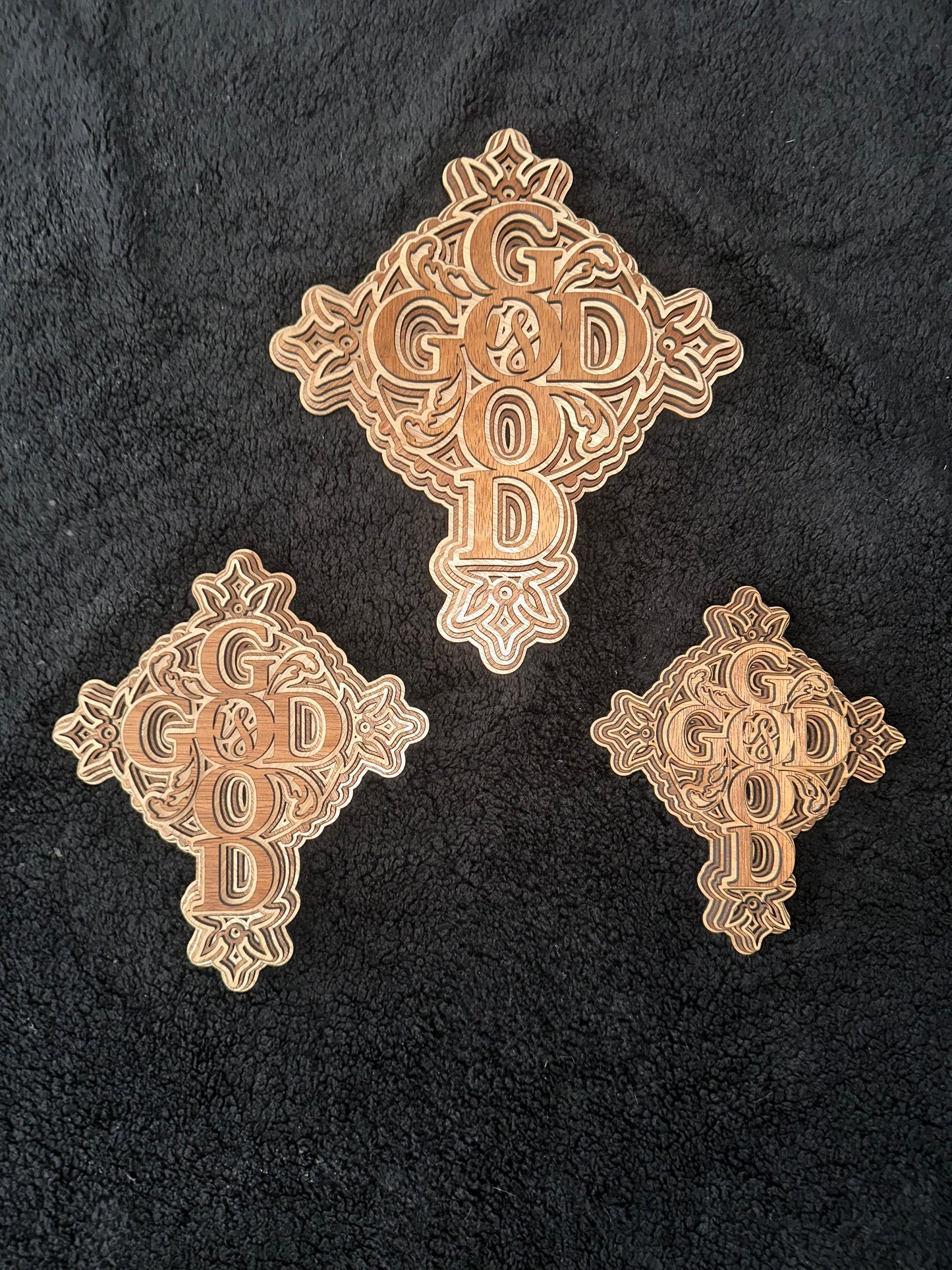 Layered Mandala Cross